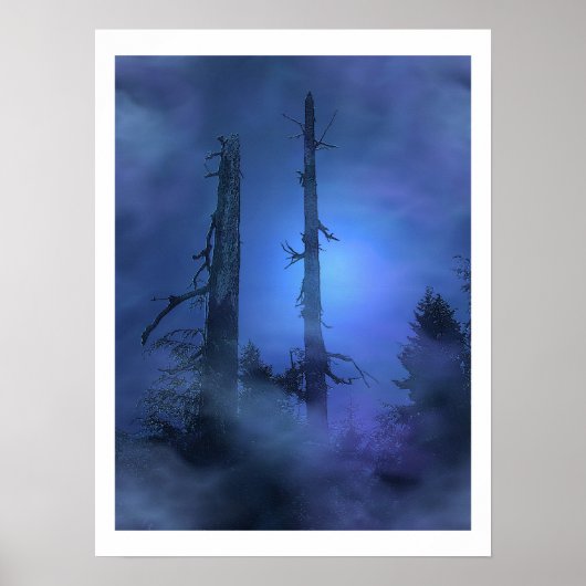 "SPIRIT MIST" Blauwaldplakat Poster (Vorne)