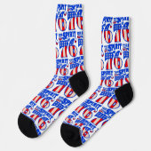 "Spirit of 76" Sockenmuster Socken (Linkes Detail)