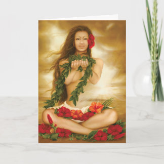 Spirit of Aloha by fine artist Lori Higgins. Karte