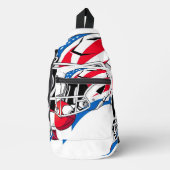 "Spirit of American Football – Stärke, Mut und Tea Crossbody Bag (Vorderseite)