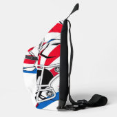 "Spirit of American Football – Stärke, Mut und Tea Crossbody Bag (Rechts)