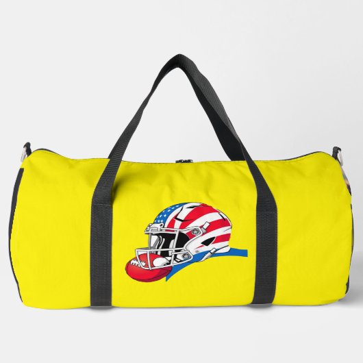 "Spirit of American Football – Stärke, Mut und Tea Duffle Bag (Vorderseite)