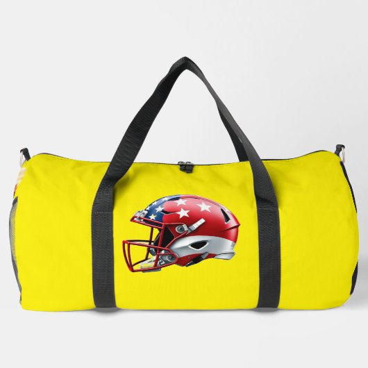 "Spirit of American Football – Stärke, Mut und Tea Duffle Bag (Rückseite)