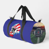 "Spirit of American Football – Stärke, Mut und Tea Duffle Bag (Rechte Ecke)