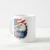 Spirit of American Freedom –Design for 4th of July Kaffeetasse (Vorderseite Links)