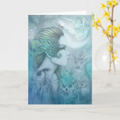 Spirit of Artemis 2 Diana Goddess Fantasy Art Karte (Gelbe Blume)