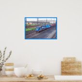 Spirit of Conrail - GP38 - PRR #2943 in Blue Paint Poster (Küche)