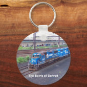 Spirit of Conrail - GP38 - PRR #2943 in Blue Paint Schlüsselanhänger (Vorderseite)