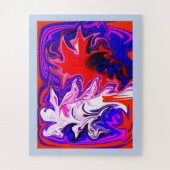 Spirit of dancing abstract art puzzle (Vertikal)