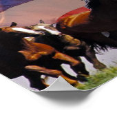 Spirit of Freedom Cowboy Western Horses Poster Art (Ecke)