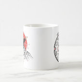 Spirit of Kung Fu – Martial Arts Emblem Front Kaffeetasse (Mittel)