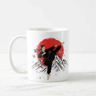 Spirit of Kung Fu – Martial Arts Emblem Front Kaffeetasse