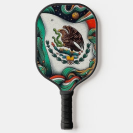 Spirit of Mexico Artistic Flag Pickleball Schläger