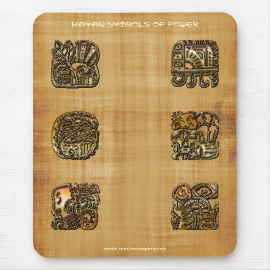 Spirit of Mexico & Peru, Mayan Incan Design Mousepad (Vorne)
