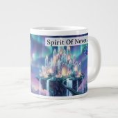 Spirit Of Neverland Never Grow Up Personalized Jumbo-Tasse (Vorderseite Rechts)