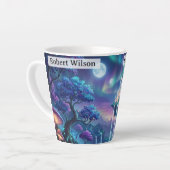 Spirit Of Neverland Never Grow Up Personalized Milchtasse (Linke Ecke)