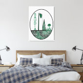spirit of saudia Arabia Leinwanddruck (Insitu (Schlafzimmer))
