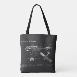 Spirit of St. Louis - Airplane Blueprint Plans PD Tasche