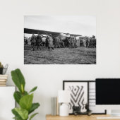 Spirit of St. Louis at Bolling Field, 1929 Poster (Heimbüro)