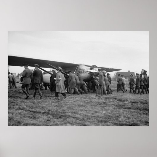 Spirit of St. Louis at Bolling Field, 1929 Poster (Vorne)