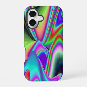 Spirit of Summer Breeze , Abstract 3D Rainbowart iPhone 16 Hülle