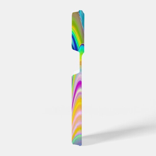 Spirit of Summer Breeze , Abstract 3D Rainbowart iPhone Hülle (Rechte Seite)