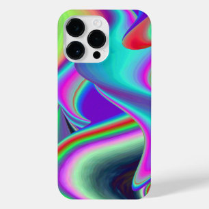 Spirit of Summer Breeze , Abstrakt 3D Rainbowart iPhone 14 Pro Max Hülle