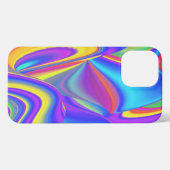 Spirit of Summer Breeze , Abstrakt 3D Rainbowart iPhone Hülle (Rückseite (Horizontal))