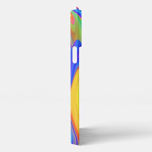 Spirit of Summer Breeze , Abstrakt 3D Rainbowart iPhone Hülle (Rechte Seite)
