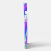 Spirit of Summer Breeze , Abstrakt 3D Rainbowart iPhone Hülle (Linke Seite)