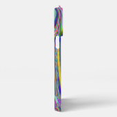 Spirit of Summer Breeze , Abstrakt 3D Rainbowart iPhone Hülle (Rechte Seite)