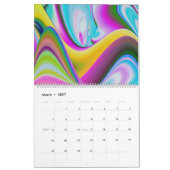 Spirit of Summer Breeze Abstrakt 3D Rainbowart Kalender (Mär 2027)