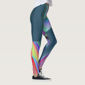 Spirit of Summer Breeze , Abstrakt 3D Rainbowart Leggings (Rechts)