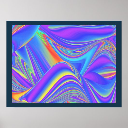 Spirit of Summer Breeze Abstrakt 3D Rainbowart Poster (Vorne)