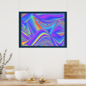 Spirit of Summer Breeze Abstrakt 3D Rainbowart Poster (Küche)