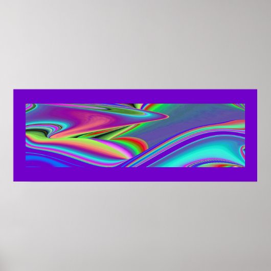 Spirit of Summer Breeze Abstrakt 3D Rainbowart Poster (Vorne)