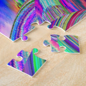 Spirit of Summer Breeze , Abstrakt 3D Rainbowart Puzzle (Seite)