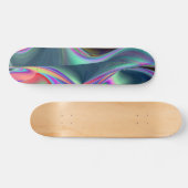 Spirit of Summer Breeze Abstrakt 3D Rainbowart Skateboard (Horizontal)
