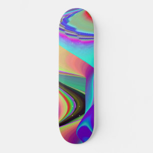 Spirit of Summer Breeze Abstrakt 3D Rainbowart Skateboard