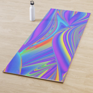 Spirit of Summer Breeze Abstrakt 3D Rainbowart Yogamatte