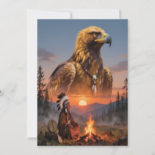 Spirit of the Eagle Einladung (Vorderseite)