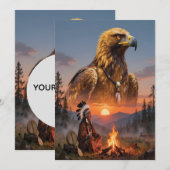 Spirit of the Eagle Einladung (Vorne/Hinten)