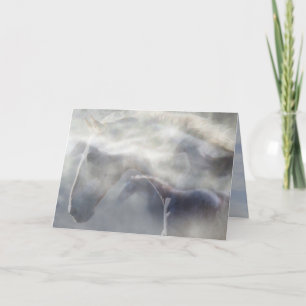 "Spirit of the Horse" sympathy card Karte