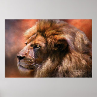 Spirit of the Lion Art Poster/Print Poster