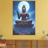 Spirit of the Moon over Nusantara Leinwanddruck (Insitu (Wohnzimmer))