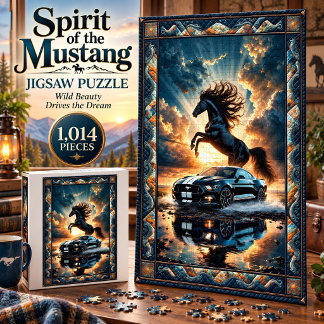 Spirit of the Mustang 1.014-Teile-Puzzle Puzzle