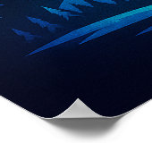 Spirit of the Northern Bear | Aurora Wildlife Art Poster (Ecke)