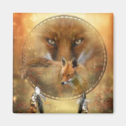Spirit of the Red Fox Art Magnet (Vorne)