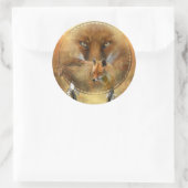 Spirit of the Red Fox Art Sticker (Tasche)