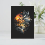 Spirit of the Wilderness Dankeskarte (Stehend Vorderseite)